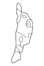 6167347010 - Body: Insulator Lower Extension for Toyota: Prius, Prius AWD-e, Prius Prime Image