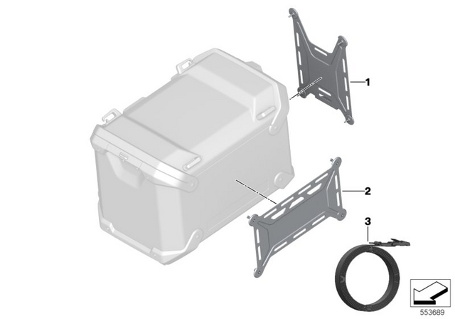 77415A61B08 - Luggage &amp; Storage: Universal Holder for BMW-Motorrad Image