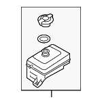 25430D4000 - Cooling System: Reservoir for Kia Image