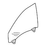 8K0845201D - Body: Door Glass for Audi: A4, A4 Quattro, allroad, S4 Image