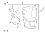 90119A0079 - Electrical: Tail Lamp Assembly Bolt for Toyota: Tacoma Image
