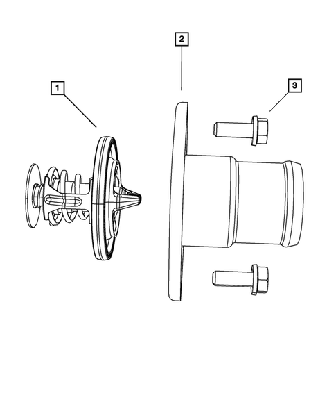 Water Pump and Related Parts for 2013 Ram 3500 #2