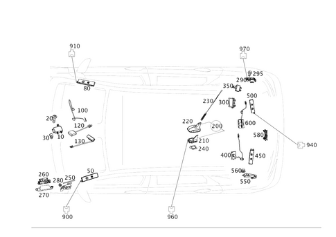 Antenna, Antenna Amplifier and Wiringharnesses for 2015 Mercedes-Benz B Electric Drive #0