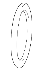 0209972945 - : Fuel Injection Throttle Body Mounting Gasket for Mercedes-Benz Image