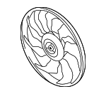 252313M250 - Cooling System: Fan Blade for Hyundai Image