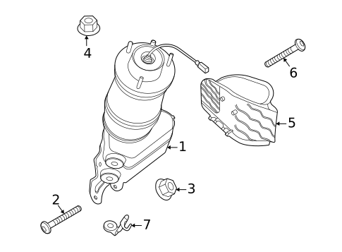 Struts & Components for 2024 Audi e-tron GT #1