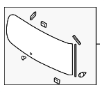 903001FE5A - : Door Glass for Nissan: Cube Image
