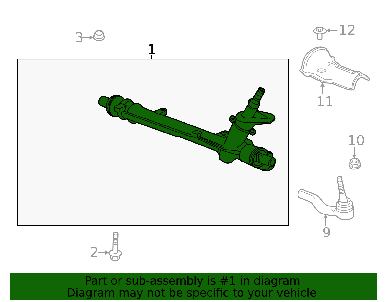 2021-2022 Chevrolet Trailblazer Rack and Pinion Steering Gear 42745903 ...