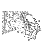 4724832AI - Doors and Related Parts: Rear Door, Right for Mopar Image
