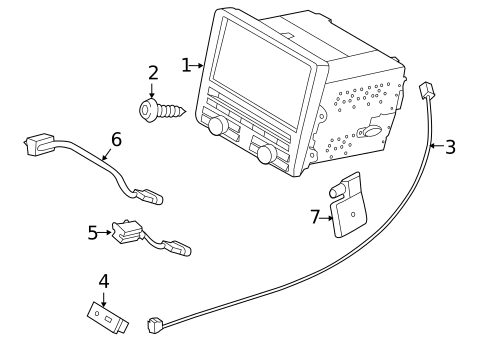 Navigation System Components for 2016 Porsche Cayman #0