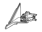 51165A841A1 - Body: Mirror Base for BMW Image