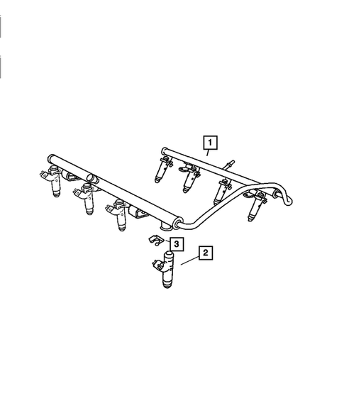 Fuel Rail for 2007 Dodge Durango #0