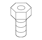 452843B010 - Engine: Side Cover Plug for Kia: Optima, Sedona, Sorento, Sportage Image