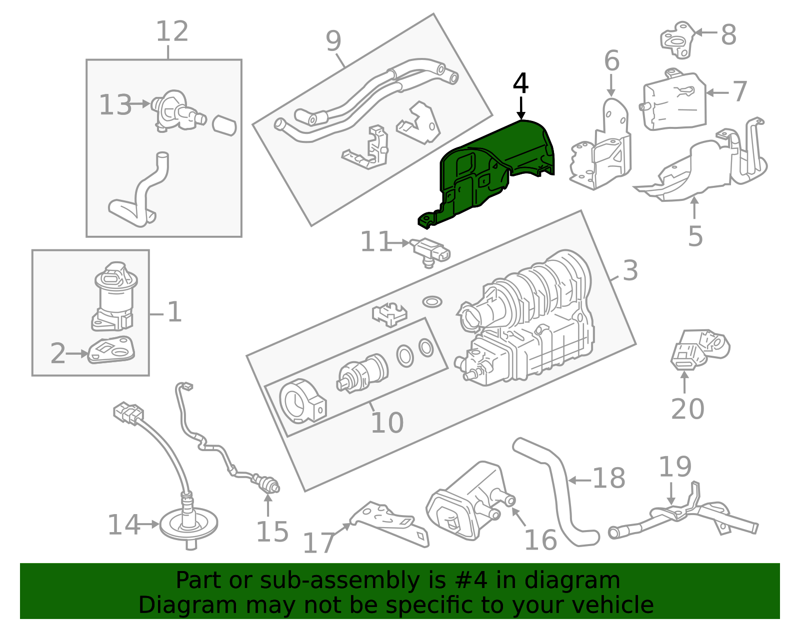 2011-2016 Honda CR-Z Vapor Canister Bracket 17358-SZT-L00 | OEM Parts ...