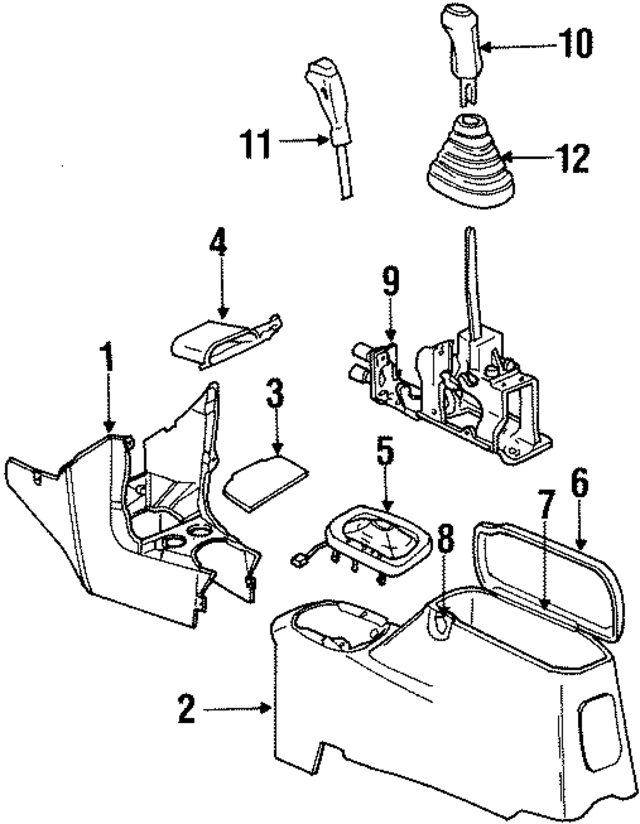 4665784 - Body: Console Hinge for Mopar Image