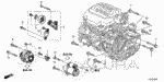 90001R1AA00 - Engine: BOLT, SOCKET (10X59) for Acura Image