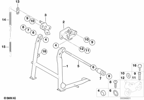 Center Stand for 2003 BMW-Motorrad R 1150 GS Adventure #0