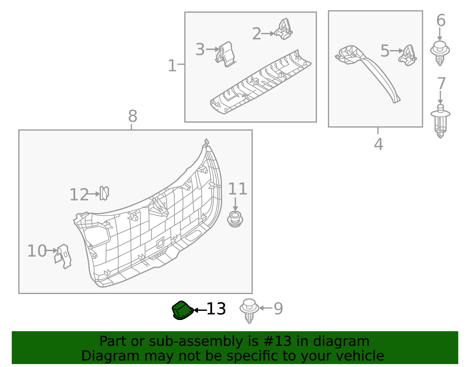 KB7W-68-966A-02 - Pull Handle - 2017-2025 Mazda | Mazda Swag