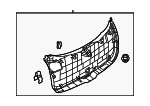 BEMD68960A02 - : Lower Gate Trim for Mazda Image