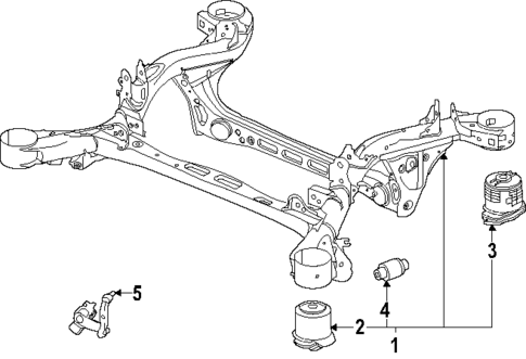 Suspension Mounting for 2024 Porsche Macan #2