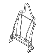 7164074040 - Body: Seat Back Frame for Toyota Image