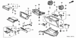 34254SW5003 - Interior/Bumper: LAMP ASSY., GLOVE BOX for Acura Image