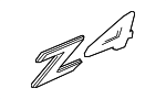 51147114122 - Body: Emblem for BMW: Z4 Image
