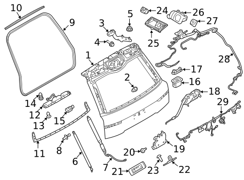 Gate & Hardware for 2022 Land Rover Range Rover Velar #3