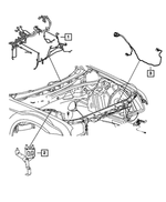 68213751AB - Electrical: Headlamp To Dash Wiring for Mopar Image