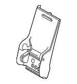 89931AR000GLW - : Armrest Base for Genesis: Electrified GV70 Image
