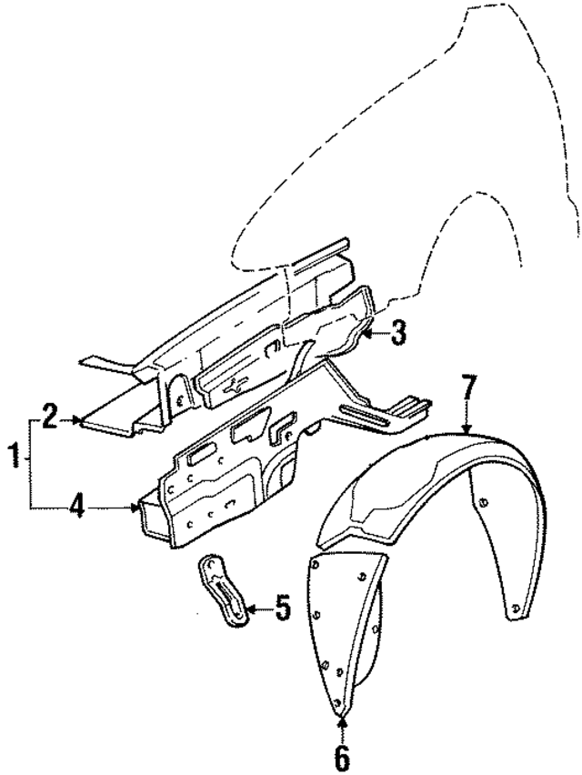 8645421051 - : Splash Shield for Hyundai Image