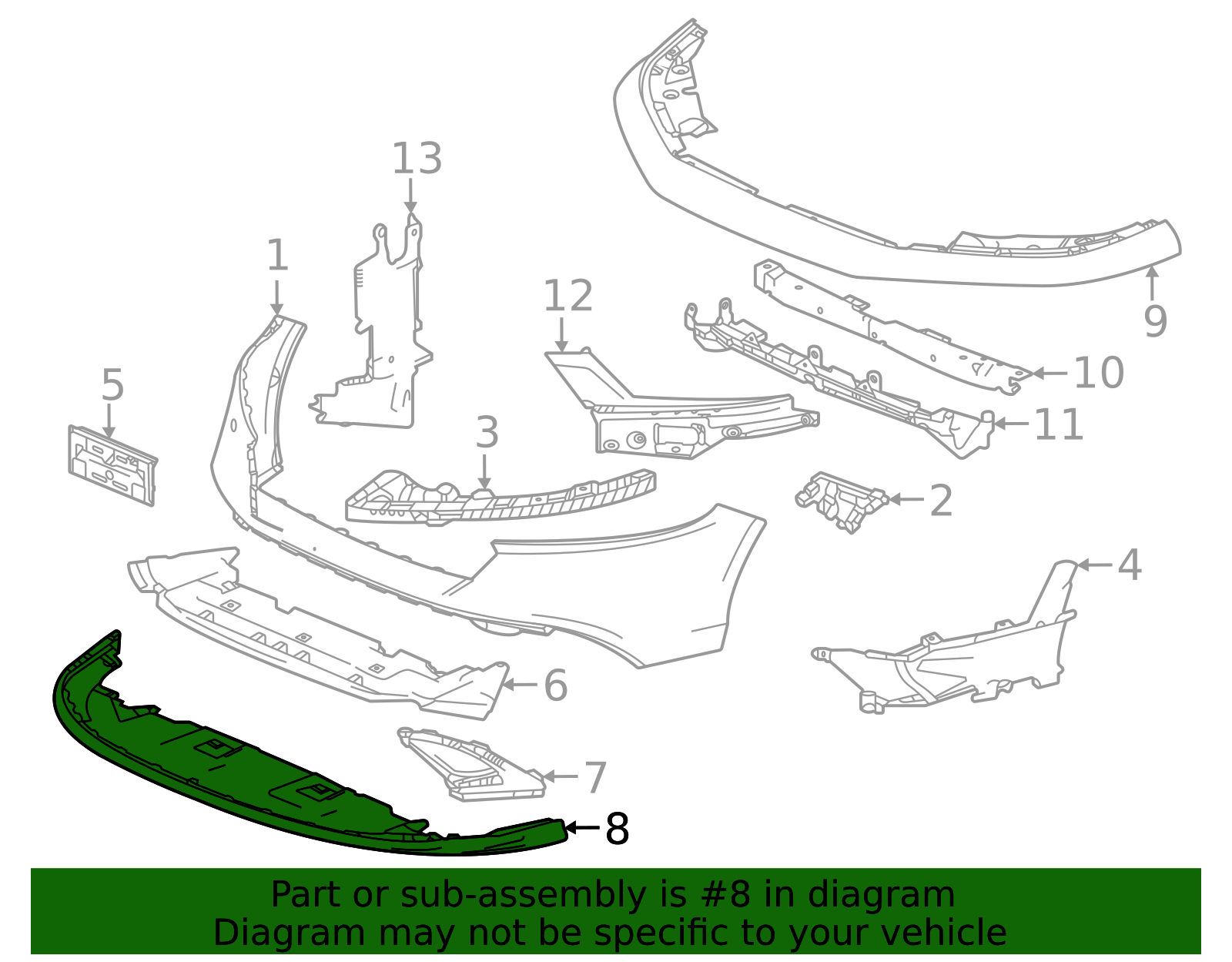 2023-2025 Honda Accord Lower Deflector 71152-30A-A00 | Honda