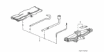 89000SE3A21 - Interior/Bumper: TOOL SET (SUNROOF) for Acura Image