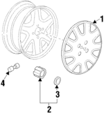 44733SV7A01 - Suspension: Wheel Cover for Honda: Accord Image