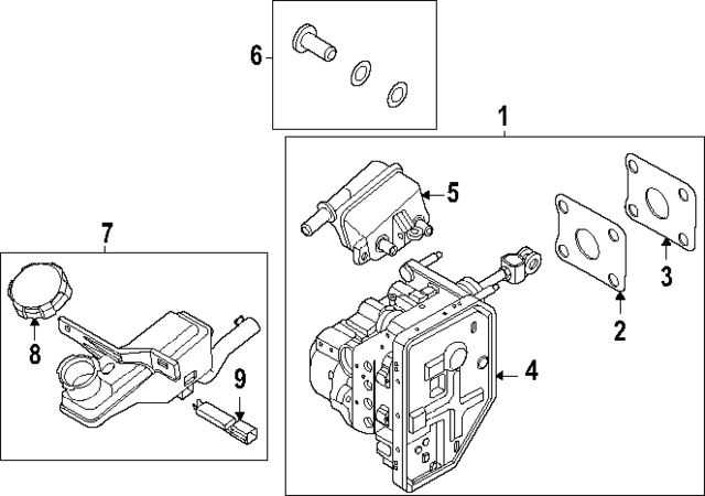 58535L1000 - : Brake Fluid Level Sensor for Kia Image