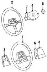 17996761 - : Horn Contact for Chevrolet: Lumina, Lumina APV Image