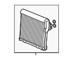80210TJBA41 - : 2019-2021 Acura RDX - Evaporator Sub-Assembly for Acura: RDX, TLX Image