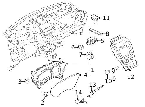 Headlamp Components for 2018 Lincoln MKX #2