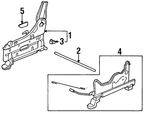 Tracks & Components for 1998 Honda Odyssey #1