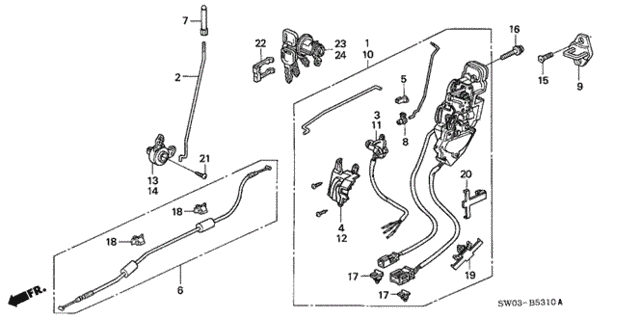 Door Locks for 2001 Acura NSX #0