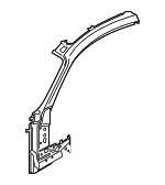 982809085AYGRV - Body: Hinge Pillar for Porsche: 718 Cayman Image