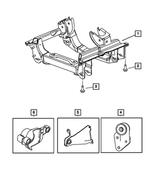52129323AB - : Front Suspension Cradle for Mopar Image