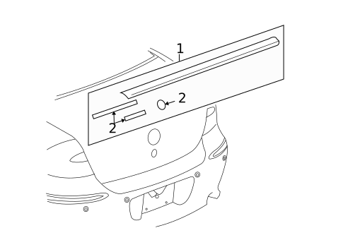 Spoiler for 2009 Buick LaCrosse #0