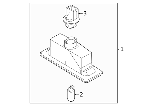 License Lamps for 2023 Kia Soul #0