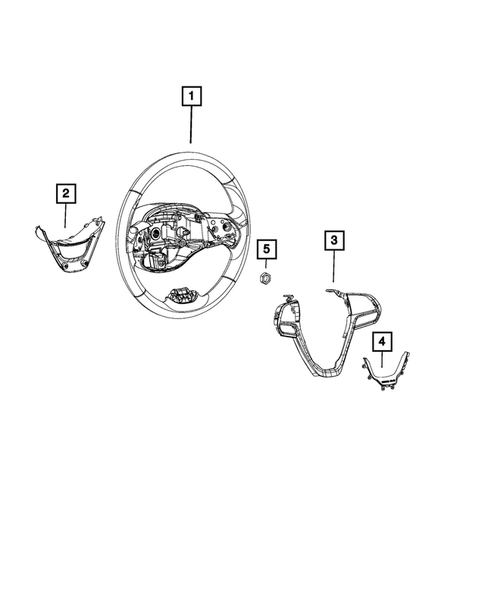 Steering Wheel for 2018 Jeep Cherokee #2