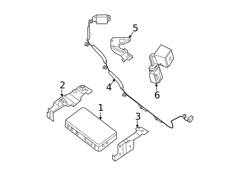 Communication System Components for 2010 Nissan Rogue #3