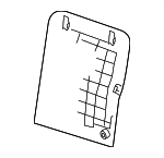 87640ZL00A - Body: Seat Back Panel for Nissan Image
