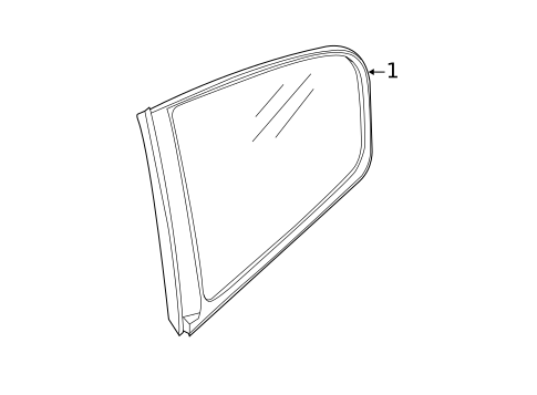 Glass & Hardware for 2009 Nissan Altima #0
