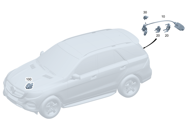 9911295 - Electrical System: Plug-in Fastener for Mercedes-Benz Image image