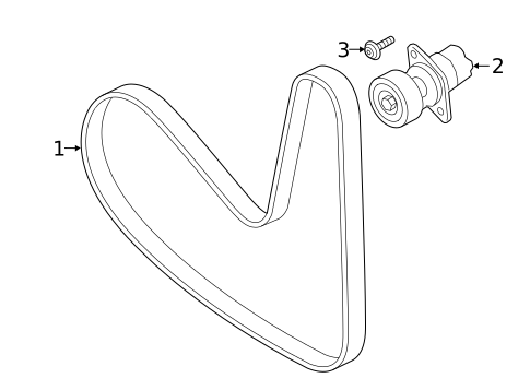 Belts & Pulleys for 2020 Porsche Macan #0